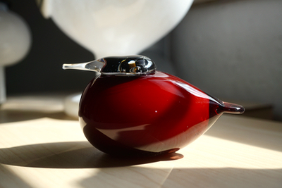 iittala Birds by Toikka -Puffball #3 cranberry : buckの気ままなblog。