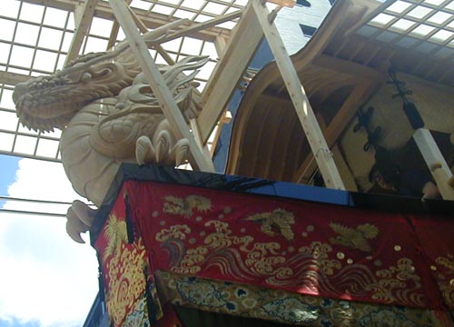 ●祇園祭（後祭）の宵々山―大船鉾の龍頭_d0053294_16473325.jpg