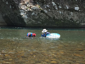 海部川で川遊び　♪_b0168303_944451.jpg