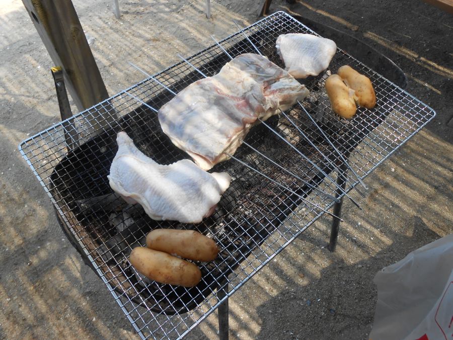 今年は佐賀の多久牛でBBQin志賀島！_a0095931_1415514.jpg