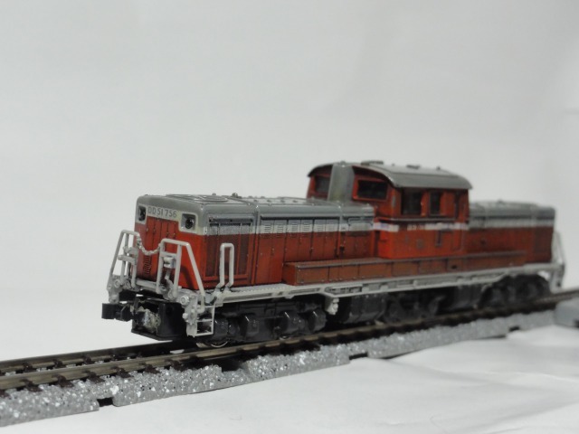 TOMIXDD51旧製品のNjゲージ改軌 : 燕雀鉄道白津機関区活動日誌