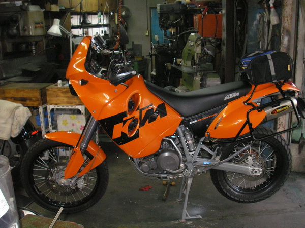 KTM 640 LC4 ADVENTURE 継続検査_e0218639_16101839.jpg