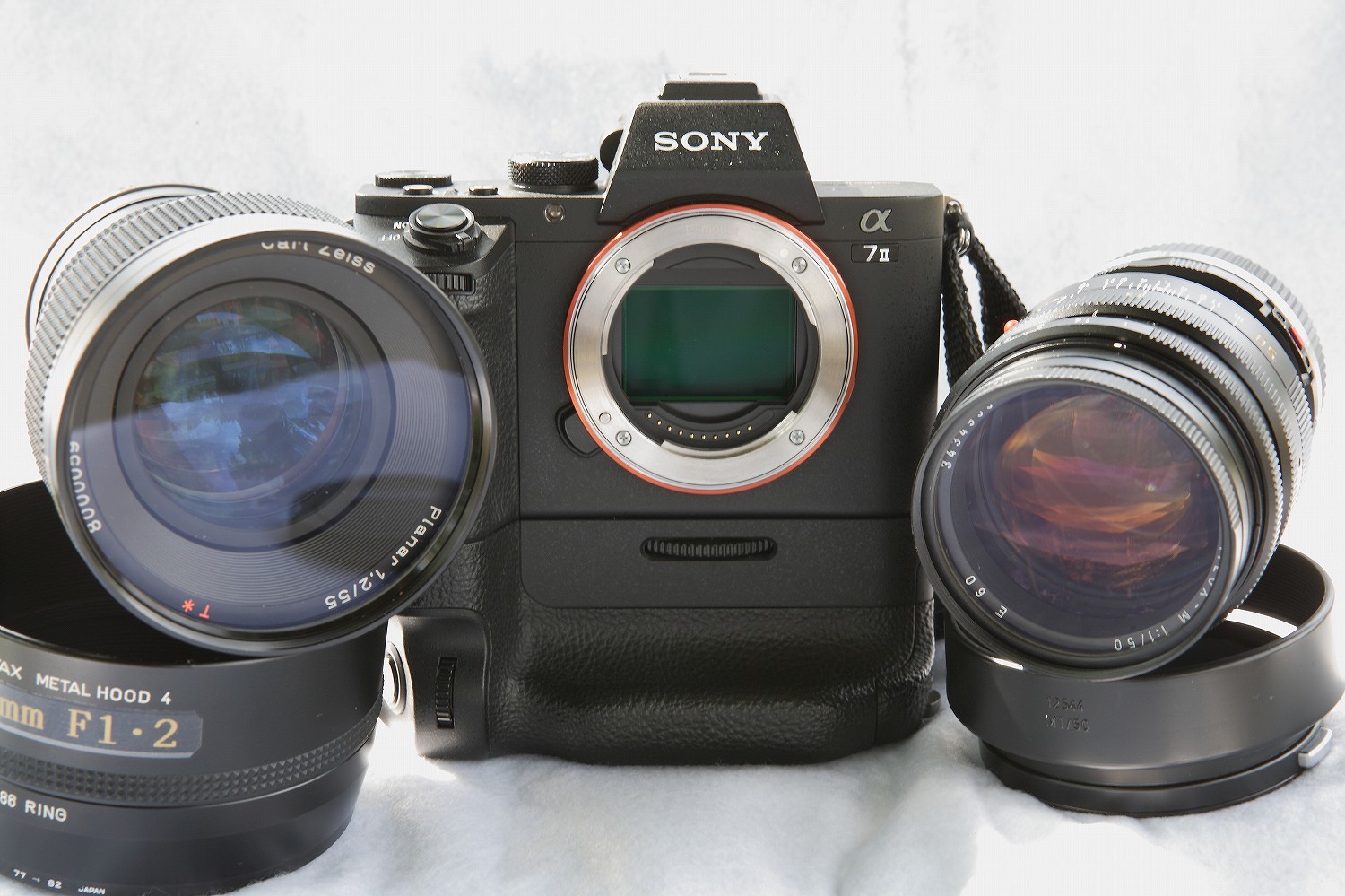 CONTAX Planar T*55mm F1.2 MM とLEICA Noctilux50mm/f1.0 2ndの CONTAX Planar T*55mm F1.2 MM とLEICA Noctilux50mm/f1.0 2ndの
