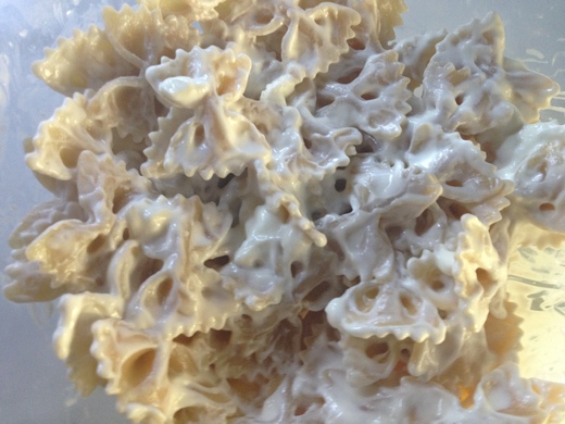 スペックとクリームチーズのパスタ_a0136671_2324888.jpg