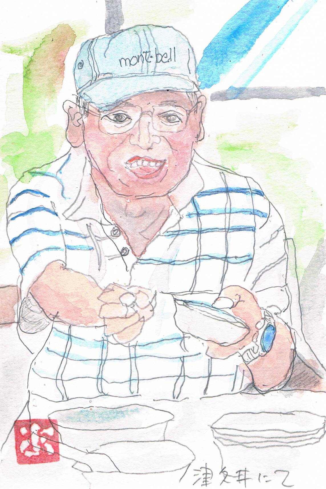 友人宅でバーベキュー 歳時記 善福寺川界隈 山歩きとアマチュア無線 絵 友人宅でバーベキュー 歳時記 善福寺川界隈 山歩きとアマチュア無線 絵