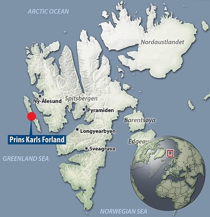 ノルウェーのプリンス・カール・フォーランド島でホッキョクグマがロシアの科学者に射殺される_a0151913_10331174.jpg