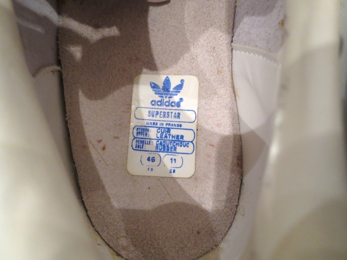 80\'s　DEAD　STOCK　ADIDAS　SUPERSTAR　MADE　IN　FRANCE　NOS_e0187362_16562223.jpg