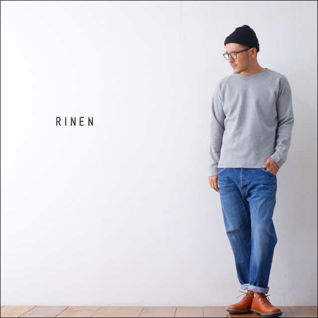 RINEN [リネン] 40/1ミラノリブ クルーネック [13702] MEN\'S_f0051306_18012714.jpg