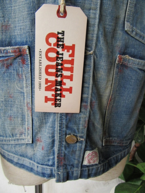 絶品★です　NO COLOR DENIM CoverAll JACKET　By FULL COUNT_d0152280_0101022.jpg