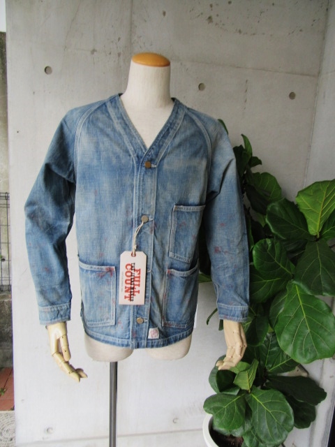 絶品★です　NO COLOR DENIM CoverAll JACKET　By FULL COUNT_d0152280_094517.jpg