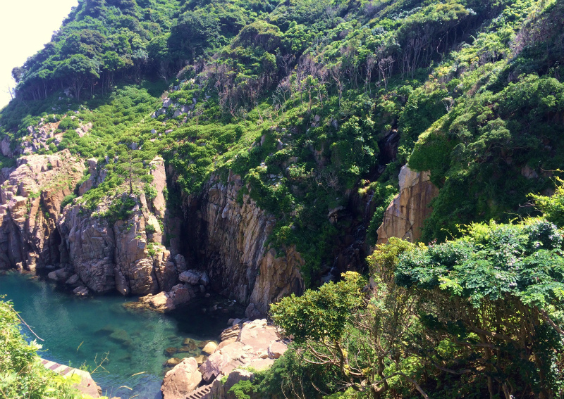 福井県 某所 DWS(Deep Water Soloing) _b0220886_18464422.jpg