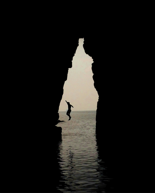 福井県 某所 DWS(Deep Water Soloing) _b0220886_18532643.jpg