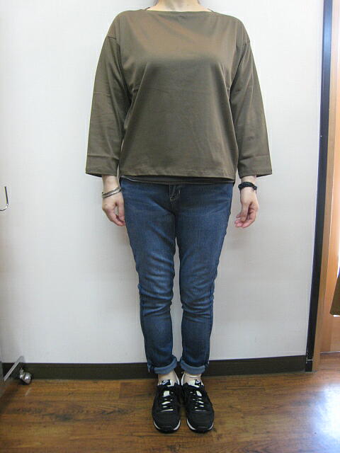 ＳＰＯＯＬ　ｂｙ　Ｂ＆Ｈ　ボートネック長袖Ｔシャツ　ＫＨＡＫＩ_a0089359_1472798.jpg