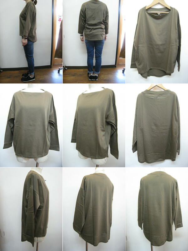 ＳＰＯＯＬ　ｂｙ　Ｂ＆Ｈ　ボートネック長袖Ｔシャツ　ＫＨＡＫＩ_a0089359_15121190.jpg