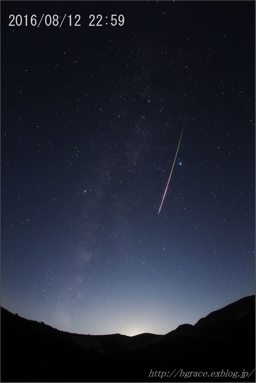 ペルセウス座流星群2016.4 蔵王・駒草平_b0191074_22473522.jpg