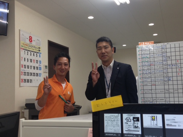 8月17日「水」山本が送ります。TOMMYの1日 ランクルハマーアルファード_b0127002_17374820.jpg