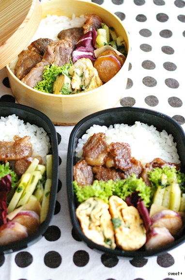 今日のイベリコ豚丼弁当_d0327373_07460167.jpg