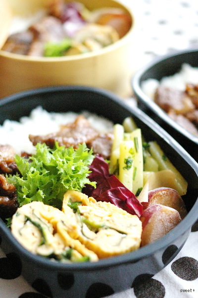 今日のイベリコ豚丼弁当_d0327373_07485244.jpg