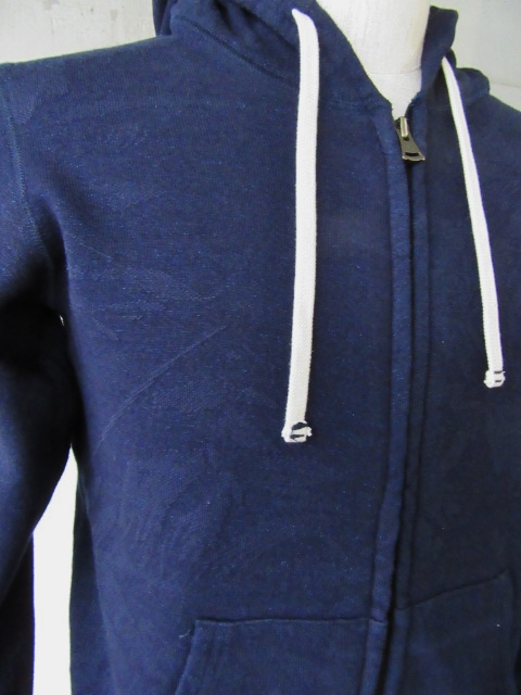 BIRVIN UNIFORM ･･･ Indigo SWEAT ZIP PARKA！★！_d0152280_13185950.jpg