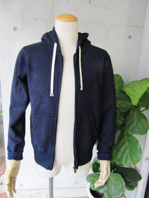 BIRVIN UNIFORM ･･･ Indigo SWEAT ZIP PARKA！★！_d0152280_13194990.jpg