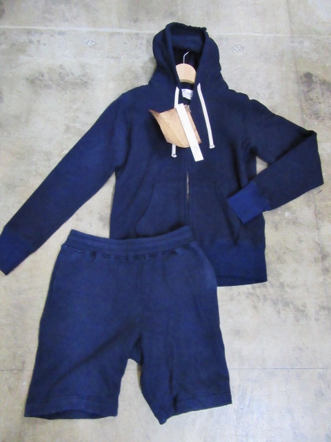 BIRVIN UNIFORM ･･･ Indigo SWEAT ZIP PARKA！★！_d0152280_13333166.jpg