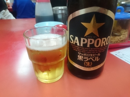 8/13　もっこす本店　中華そば醤油味￥780＋ライス￥100＋ビール￥500_b0042308_01111401.jpg