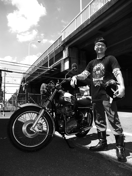仙田 拓也 & Triumph Bonneville T140E(2016. 07.30)_f0203027_17461528.jpg