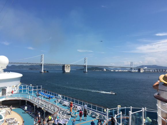 瀬戸内海クルーズ。橋の下、くぐりまくり！:ダイヤモンドプリンセス2016_f0054556_17025728.jpg