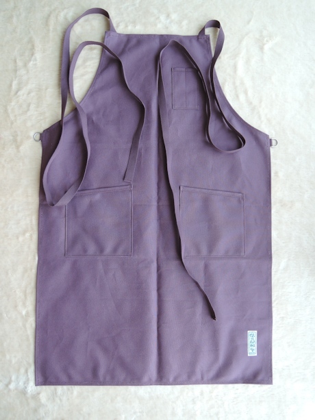 信三郎帆布のエプロン（紫） : フルハルター*心温まるモノ