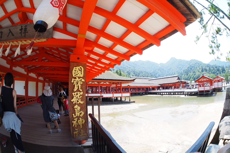 ◆厳島神社@宮島 Fish eye SNAP_b0008655_10515653.jpg