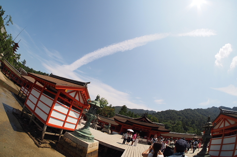 ◆厳島神社@宮島 Fish eye SNAP_b0008655_10523758.jpg