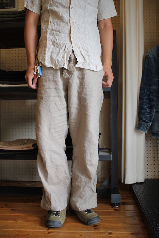 DJANGO ATOUR FRENCH LINEN EASY PANTS〜再入荷 : FEEBLES