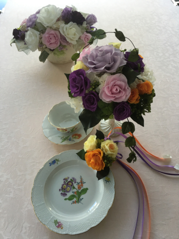 ベストフラワーアレンジメント × マイセン 美しきお花コラボ_c0195496_23443400.jpg