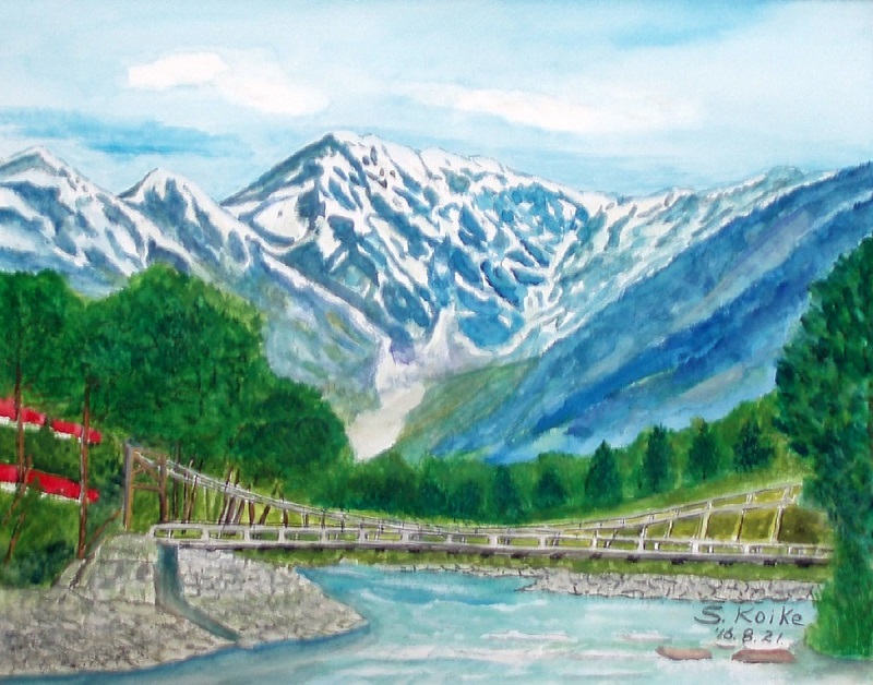 爆買い！ ≪ 上高地・河童橋 ≫～水彩画 : 澄爺ちゃんの趣味っぱい！（3） ジグソーパズル