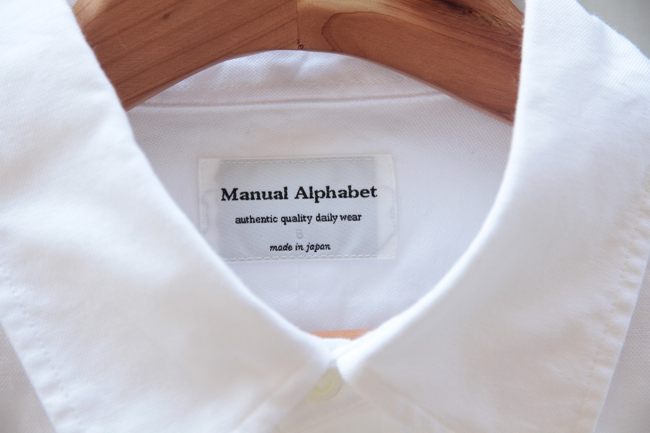 新定番の白シャツ Manual Alphabet/OXFORD CLASSIC FITシャツ - CLS-MK 