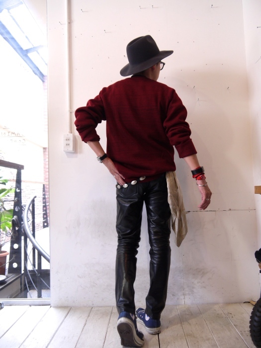 The Letters : 5Pocket Leather Slim Pant いよいよ入荷 : BIRTH DAY
