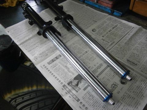 ゼファー750・・・フロントZRX1200化 : 道草道中 ゼファー750・・・フロントZRX1200化 : 道草道中
