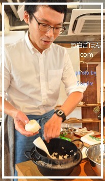冨田ただすけ先生・ワークショップ「おにぎりと夏野菜」に参加しました☆雑貨屋sahan(サハン)×作家・松本寛司さんの器_c0350941_12173626.jpg