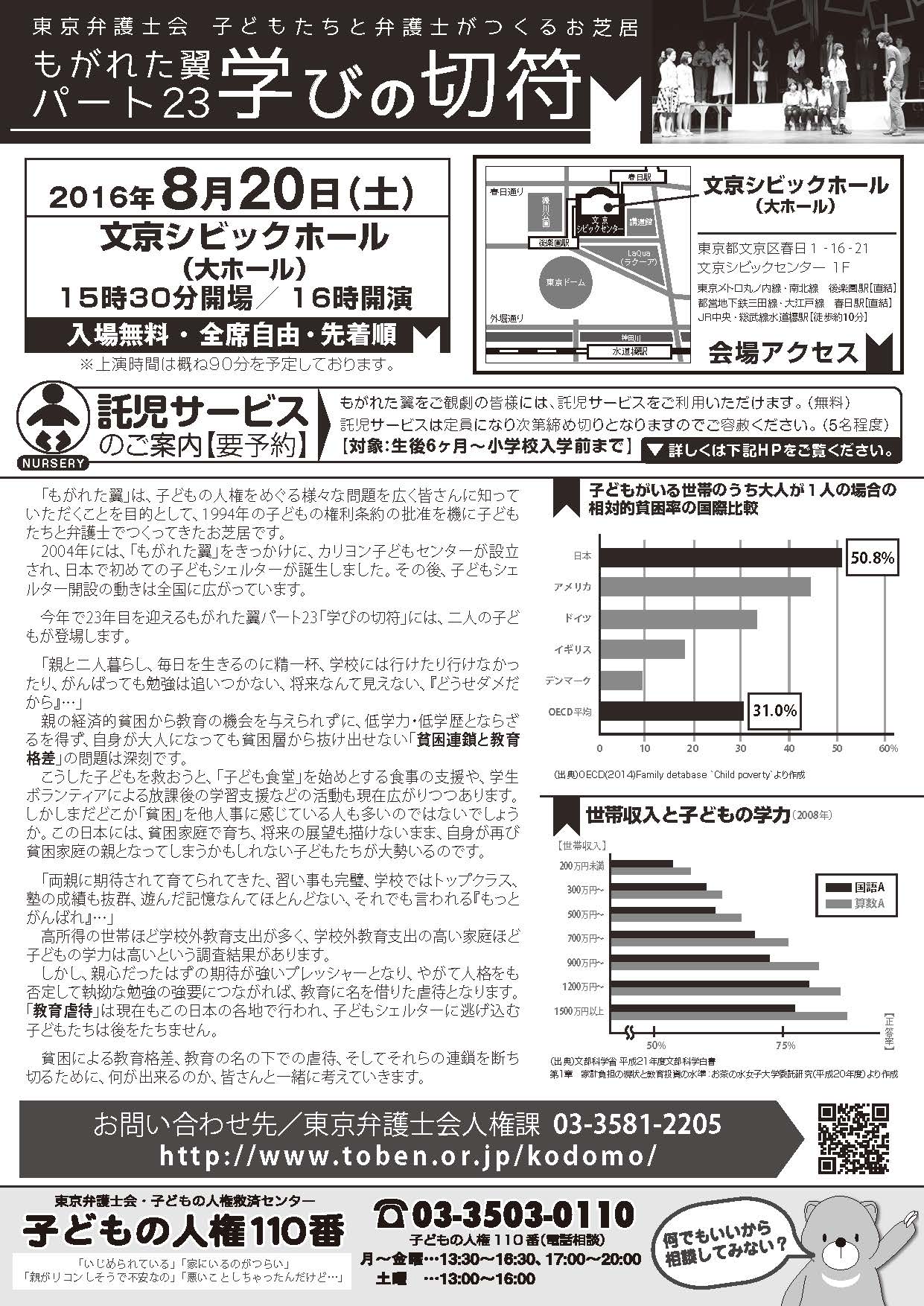 子どもたちと弁護士がつくるお芝居・もがれた翼「学びの切符」_d0061857_20313558.jpg