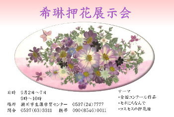 漂白花をつかって　４９額　鈴木初枝_c0033858_06210406.jpg