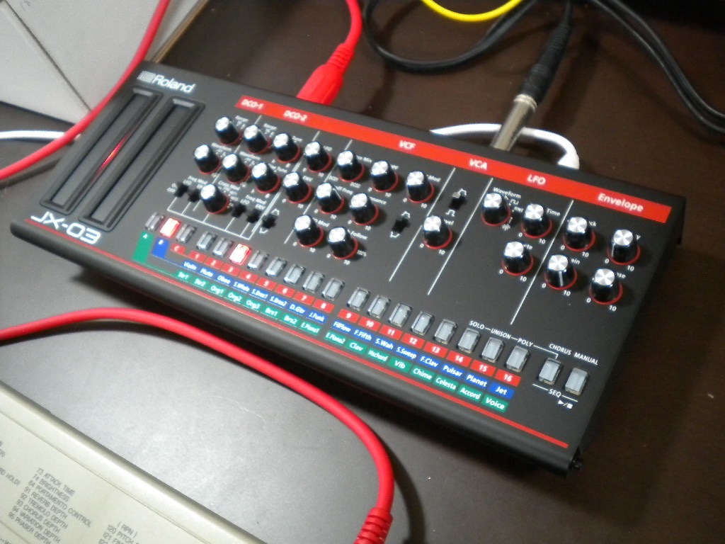 Roland Boutique JX-03試奏記 : 風流音色まねゑもん Roland Boutique JX-03試奏記 : 風流音色まねゑもん