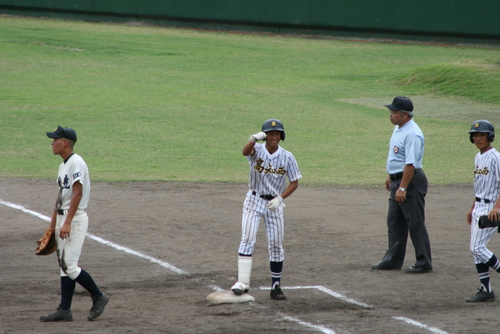 県選抜大会１回戦　岡豊－高知西_a0134886_22163951.jpg