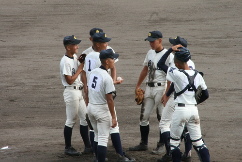 県選抜大会１回戦　岡豊－高知西_a0134886_22243588.jpg