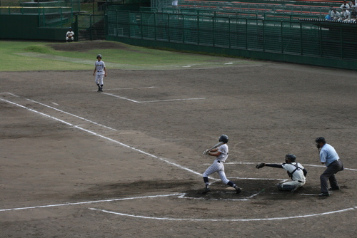 県選抜大会１回戦　岡豊－高知西_a0134886_22354248.jpg