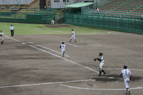 県選抜大会１回戦　岡豊－高知西_a0134886_2251694.jpg