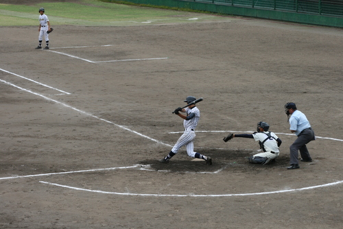 県選抜大会１回戦　岡豊－高知西_a0134886_2261360.jpg