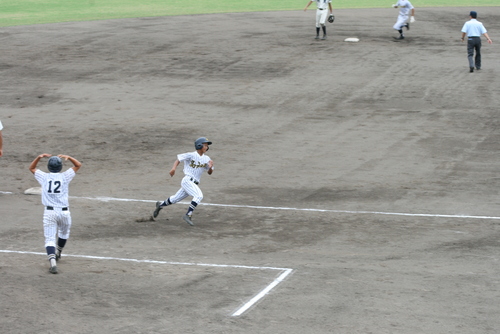 県選抜大会１回戦　岡豊－高知西_a0134886_2292861.jpg