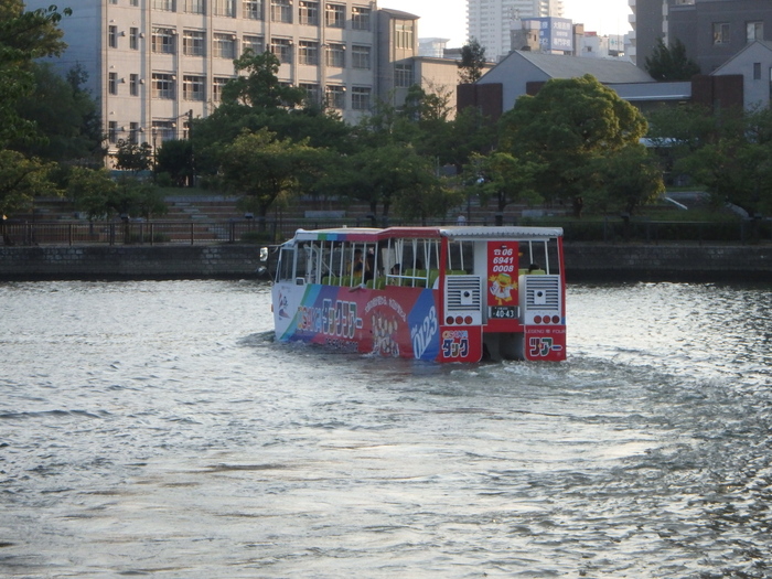 大阪ダックツアー　水陸両用バス（水上編②）   _f0209122_1741367.jpg