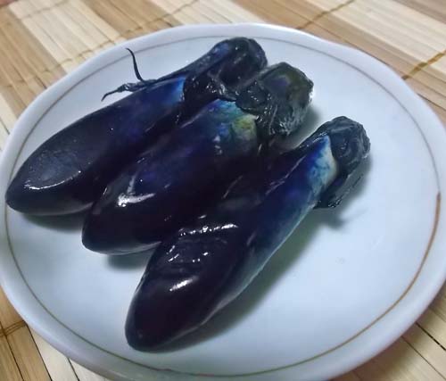 なす漬&ワンプレート朝食_f0019498_6591322.jpg