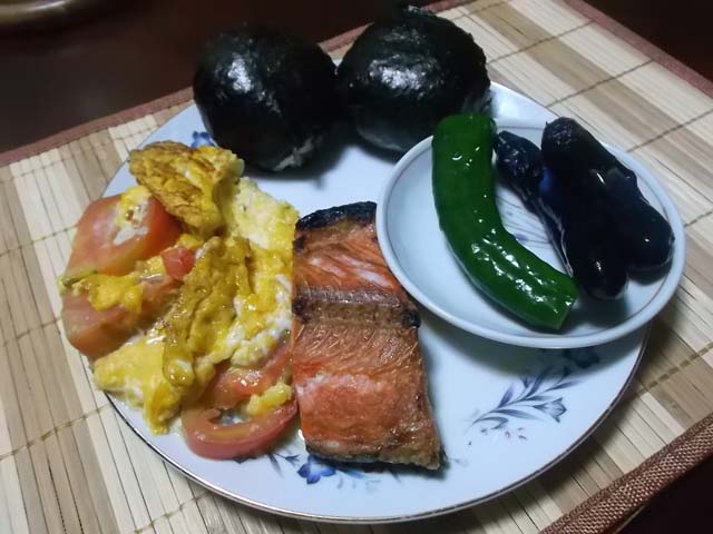 なす漬&ワンプレート朝食_f0019498_7302.jpg